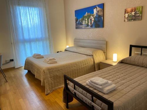 Cama o camas de una habitación en AF Apartments FaraOne