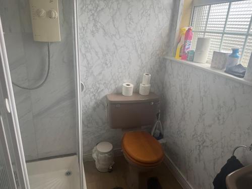 Koupelna v ubytování Private apartment Postcode P12 TR59