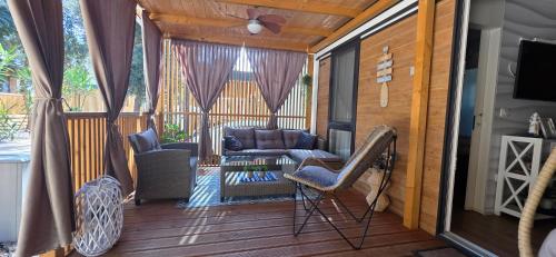 Χώρος καθιστικού στο Slavonica mobile home