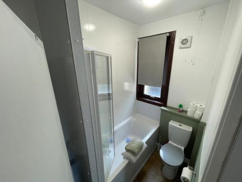 Koupelna v ubytování Alma Apartment