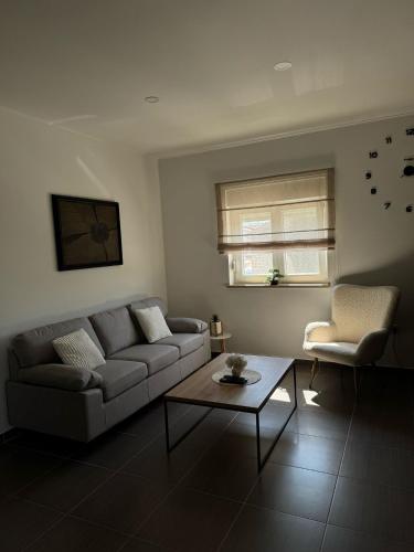 a living room with a couch and a table at Apartman Đokić 3 in Bale