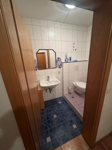 Koupelna v ubytování Landiydille Imst