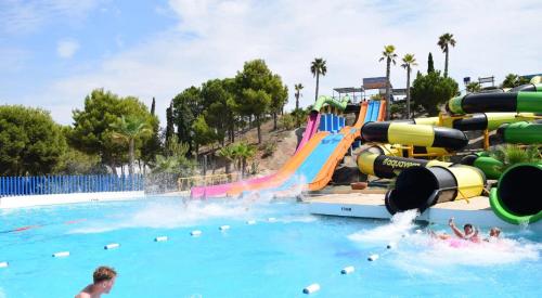 a water park with a water slide at CASA GARIJO - San Juan de los Terreros in San Juan de los Terreros