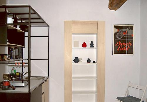 Kuchyň nebo kuchyňský kout v ubytování Tiny House