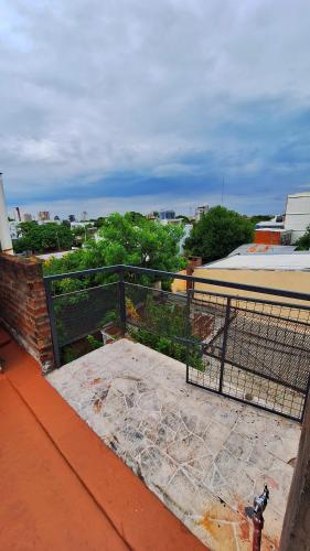 a fire hydrant sitting on top of a building at Apartamentos Marconi in Resistencia