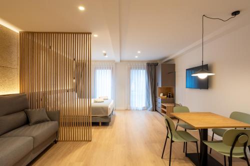 Zona de estar de Be10 Suites, Bermeo