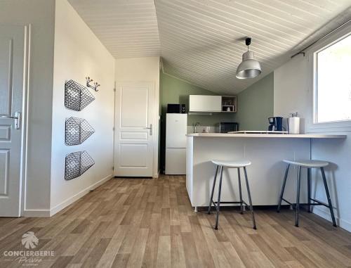 Confortable studio proche mer et ville