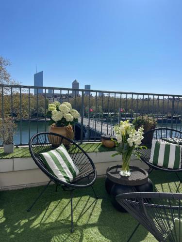 Coeur de Lyon avec Terrasse et Jacuzzi