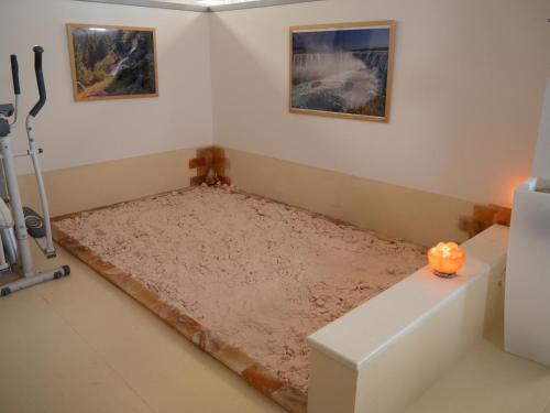 a room with a large pile of sand on the floor at Il Poggio degli Antichi Sapori - Residence in Paternopoli