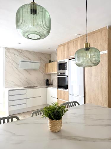 Kuchyň nebo kuchyňský kout v ubytování Beauty Home Salou