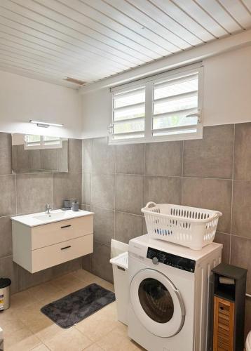 Koupelna v ubytování Appartement lilas