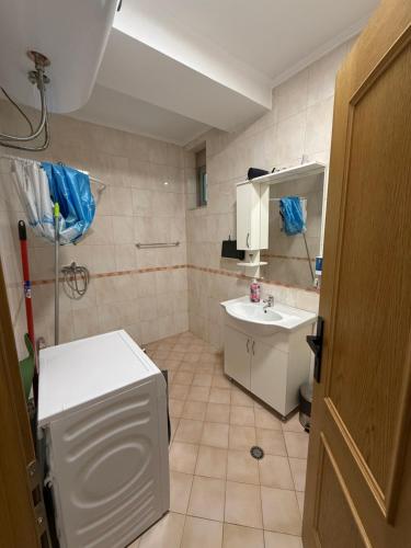 Koupelna v ubytování Tirana near city Central Zogu i Zi