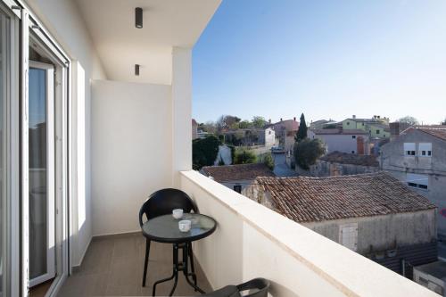 Μπαλκόνι ή βεράντα στο Apartmant & rooms Villa Rosa Medulin