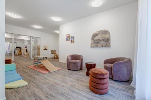 Χώρος καθιστικού στο Apartment "Usedomer Luft"
