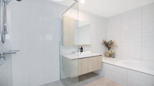 Ein Badezimmer in der Unterkunft Anchors Rest