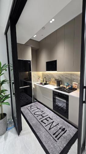 Køkken eller tekøkken på SKY VIEW Suite U-TOWER