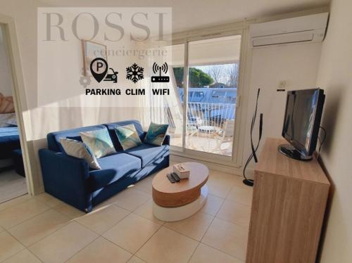 T2 West CITY Parking Clim Wifi 4pers - ROSSIconciergerie - Linge inclus