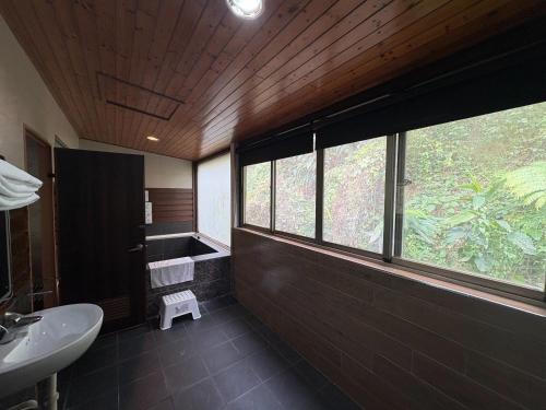 Koupelna v ubytování Ci Meng Rou Resort Villa