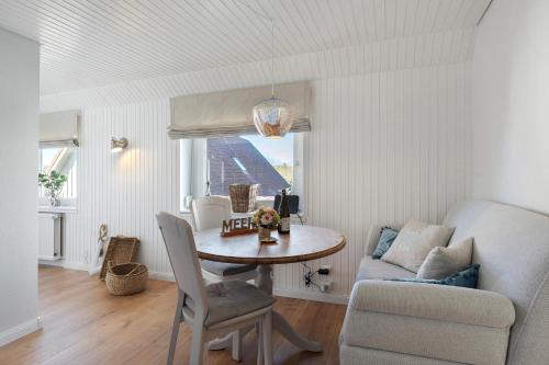 Ruang duduk di Ferienhaus Lavendelmeer