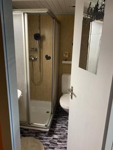 Koupelna v ubytování Hotel Rössli