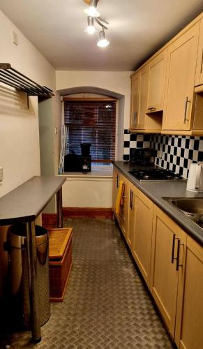 Η κουζίνα ή μικρή κουζίνα στο A Basement Apartment