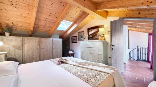 Postel nebo postele na pokoji v ubytování Dimora Agnese