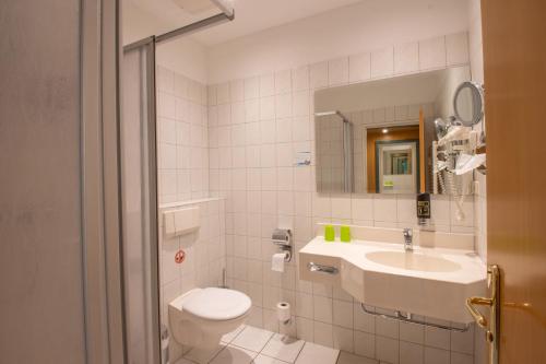 Ένα μπάνιο στο Seehotel Bollmannsruh
