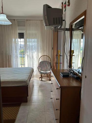 Postel nebo postele na pokoji v ubytování Maisonette Triglia Sea View
