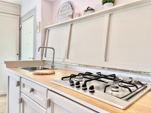 Kuchyň nebo kuchyňský kout v ubytování Residenza della vigna
