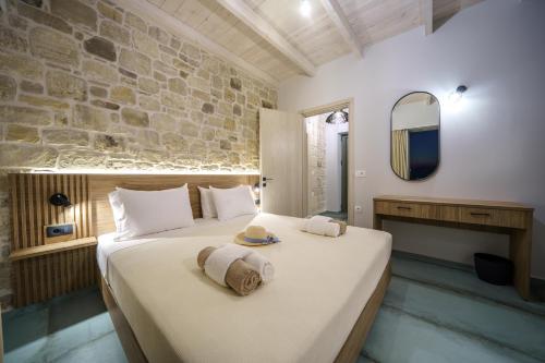 En eller flere senge i et værelse på Nafsika Xenia - Odysseus