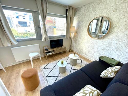 Studio calme plein centre 50m plage