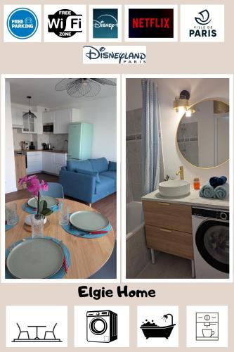 Appartement - Hotel, proche Disney et Paris, parking, wifi