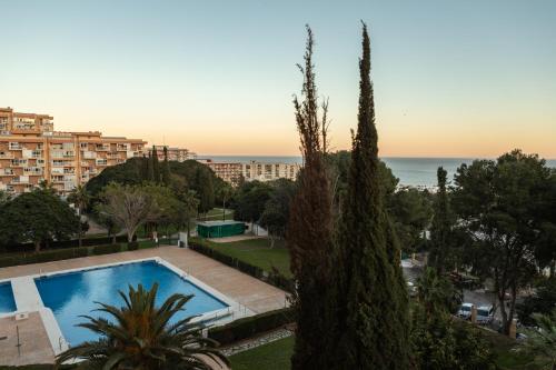 La alberca dentro o cerca de Blue Horizon 1bedroom apartment