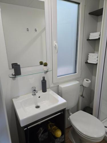 Koupelna v ubytování Mobile Home Itana Nr 127