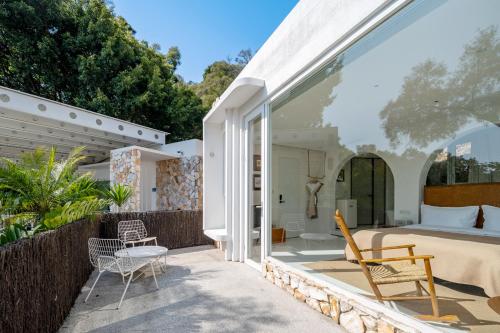 Μπαλκόνι ή βεράντα στο Almeta Designer Hotel