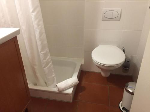 Koupelna v ubytování Privatzimmer Kippenhausen