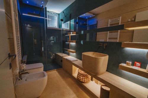 Koupelna v ubytování La Casa di Athena