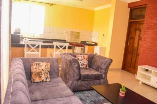 Posezení v ubytování Dee's Beach View Apartment