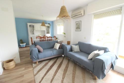 Khu vực ghế ngồi tại Duplex alteano los Jardines del Casco Antiguo