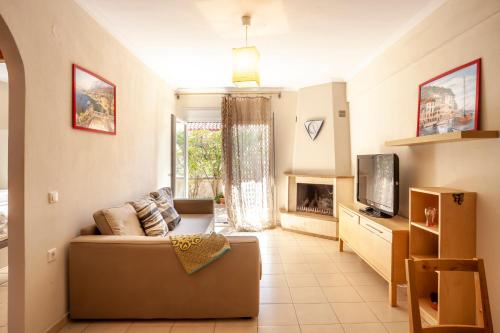 Et opholdsområde på Alex apartment