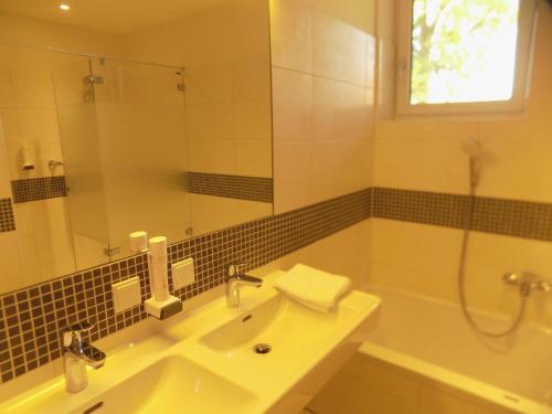 Kylpyhuone majoituspaikassa Mostlandhof