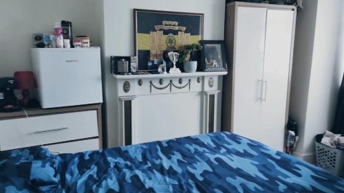 Kuchyň nebo kuchyňský kout v ubytování Kings Cottage