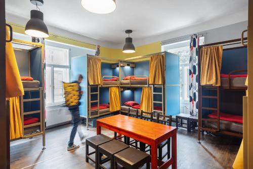 Posezení v ubytování Hostel Elf