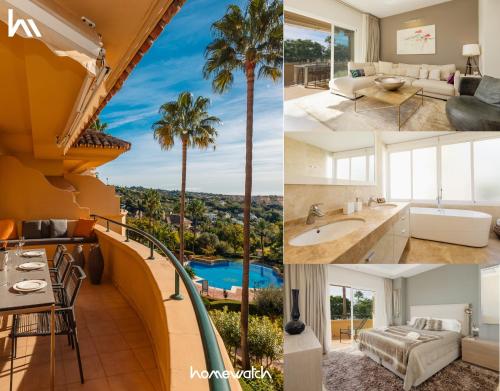 Holiday home, with sea views, south facing and close to the golf course and the beach, in Elviria Hills