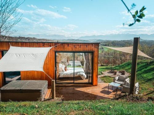 Chalet insolite - SPA - Vue Pyrénées - Brasero