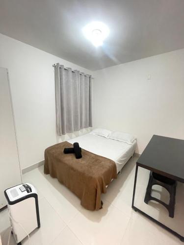 Postel nebo postele na pokoji v ubytování Casa Ampla e Climatizada - Smart TV e Pet Friendly