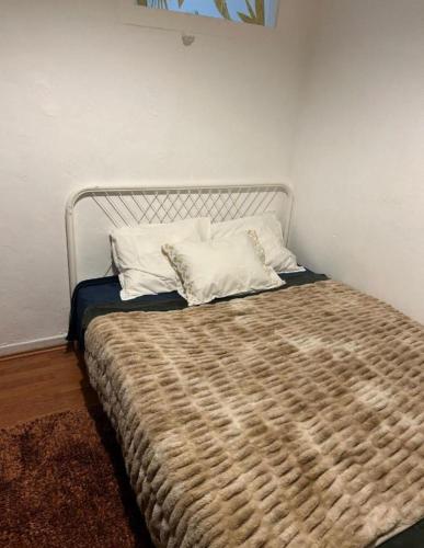 Postel nebo postele na pokoji v ubytování Cabana dos trigueiros