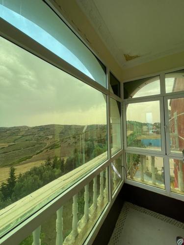 Balkón nebo terasa v ubytování villa hamra