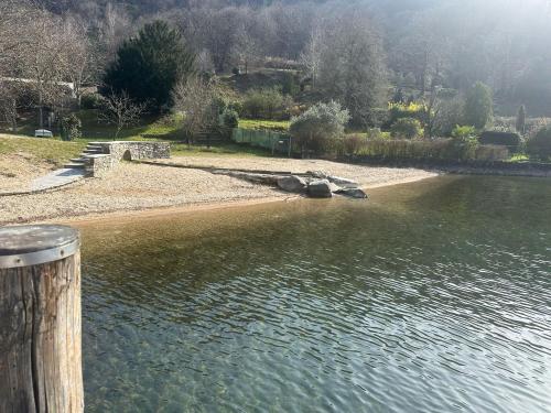a view of a body of water at Camping BellaVista in Bolzano Novarese
