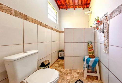 Chacara Iracema com lazer completo e Wi-Fiにあるバスルーム